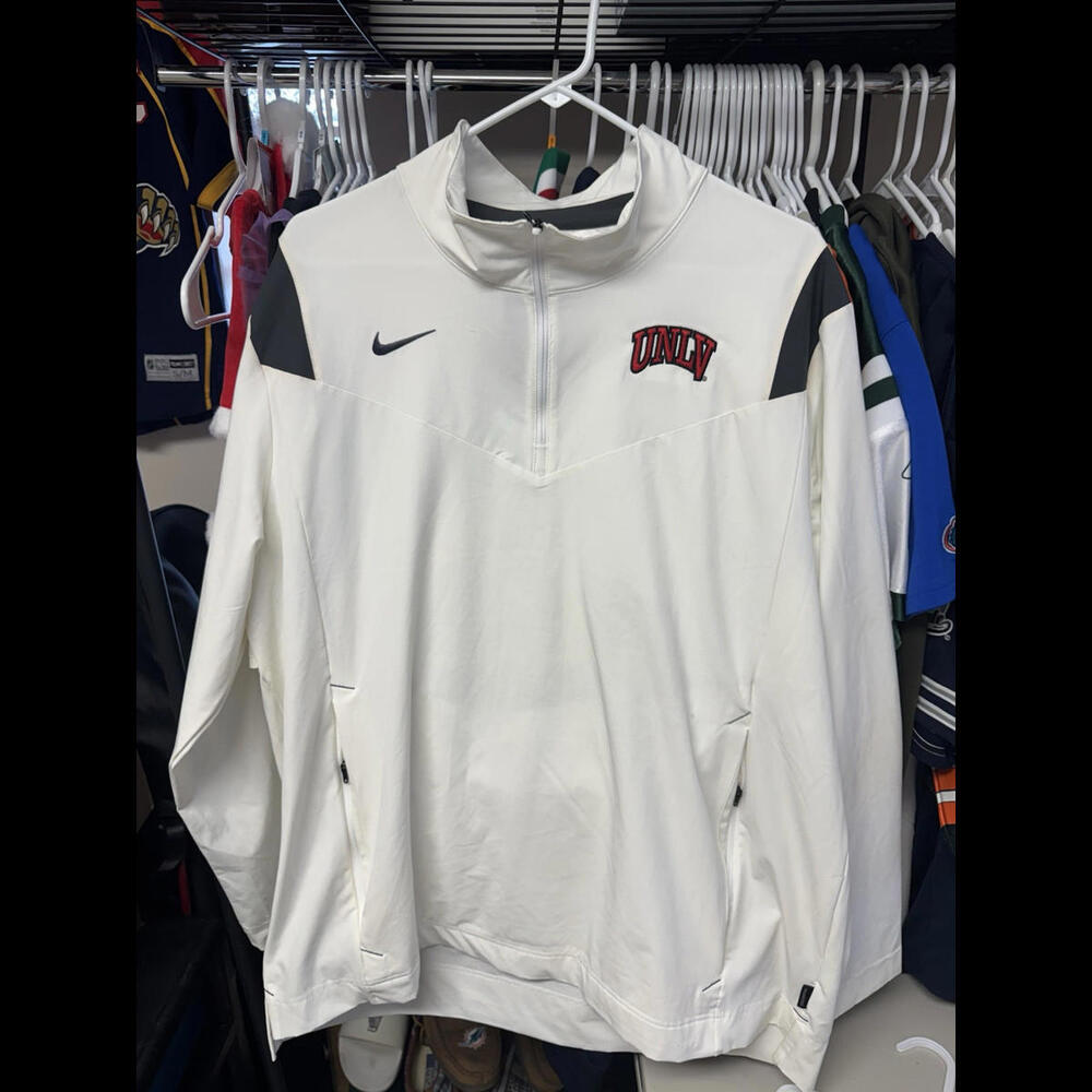 Nike UNLV Rebels Short Sleeve Coaches Jacket 1/2 Zip Men's